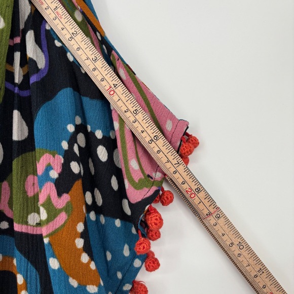 NWT Farm Rio Anthropologie Under The Sea Cover-Up Dress Sz XS Navy Ocean Print - Picture 12 of 12